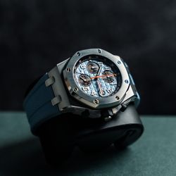 AUDEMARS PIGUET ROYAL OAK OFFSHORE 42MM BLUE MÉGA TAPISSERIE – REF. 26238ST.OO.A340CA.01
