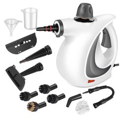 Handheld Pressurized Steam Cleaner with 12 pcs Accessories,