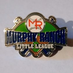 Murphy Ranch Little League Baseball California Collectible Lapel Pin A-1