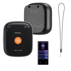 ☆ ZNP Z02 Smart AI Companion Digital Badge, HD Touch Screen Bluetooth 6.0 Translator, No Subscription Wearable AI Assistant with Meeting Minutes, Memo
