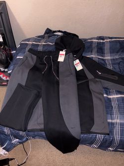 Nike Tech Suit (Black & Gray)