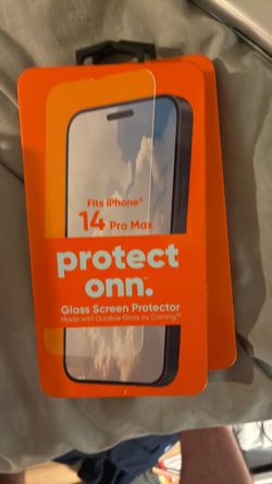 onn. Glass Screen Protector for iPhone 14 Pro Max