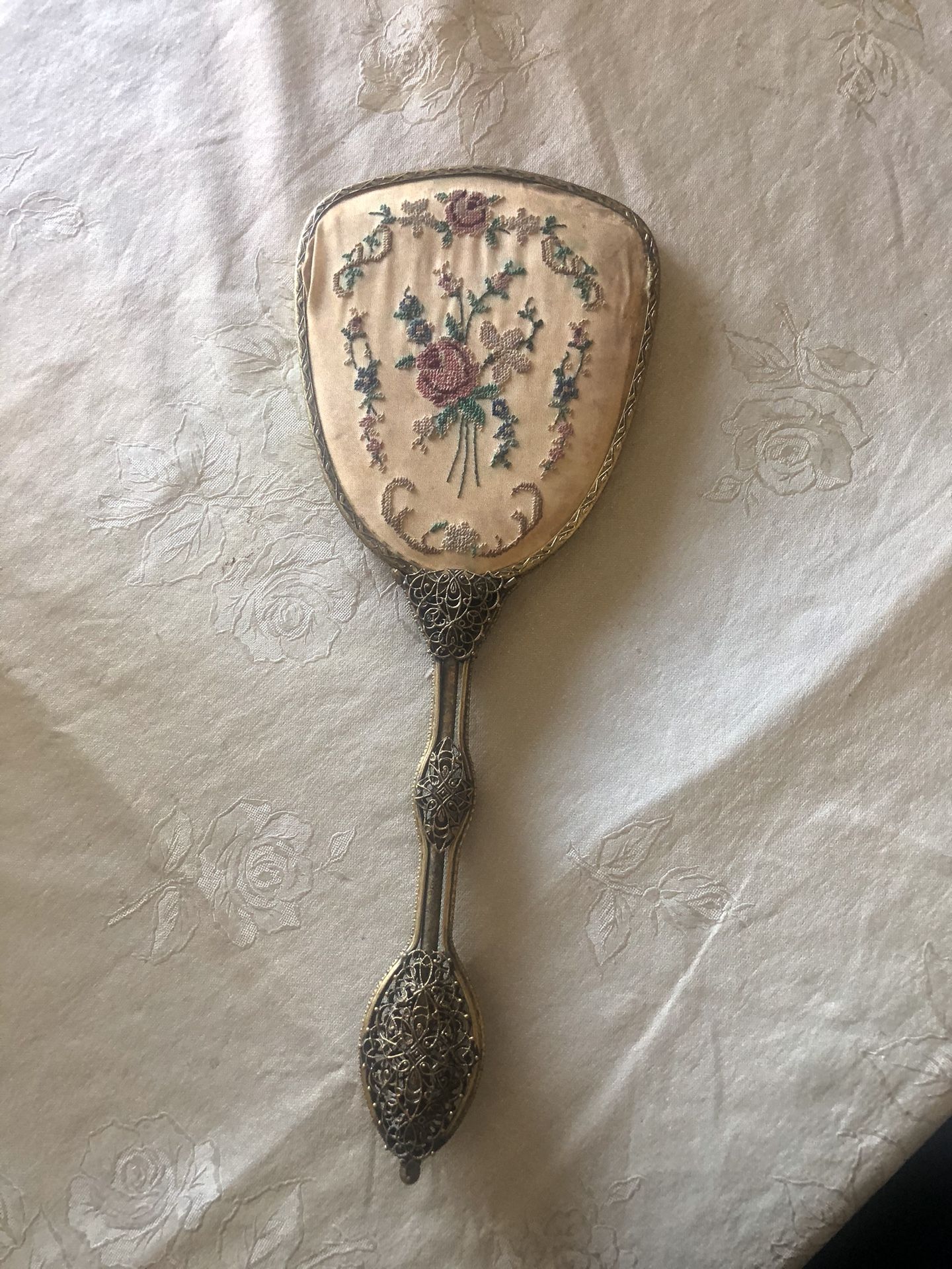 2 Vintage Beautiful Hand Mirrors