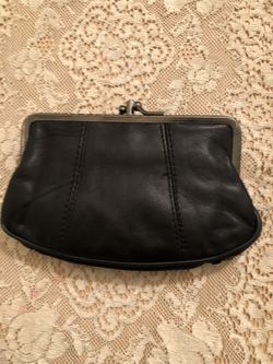 Leather coin purse