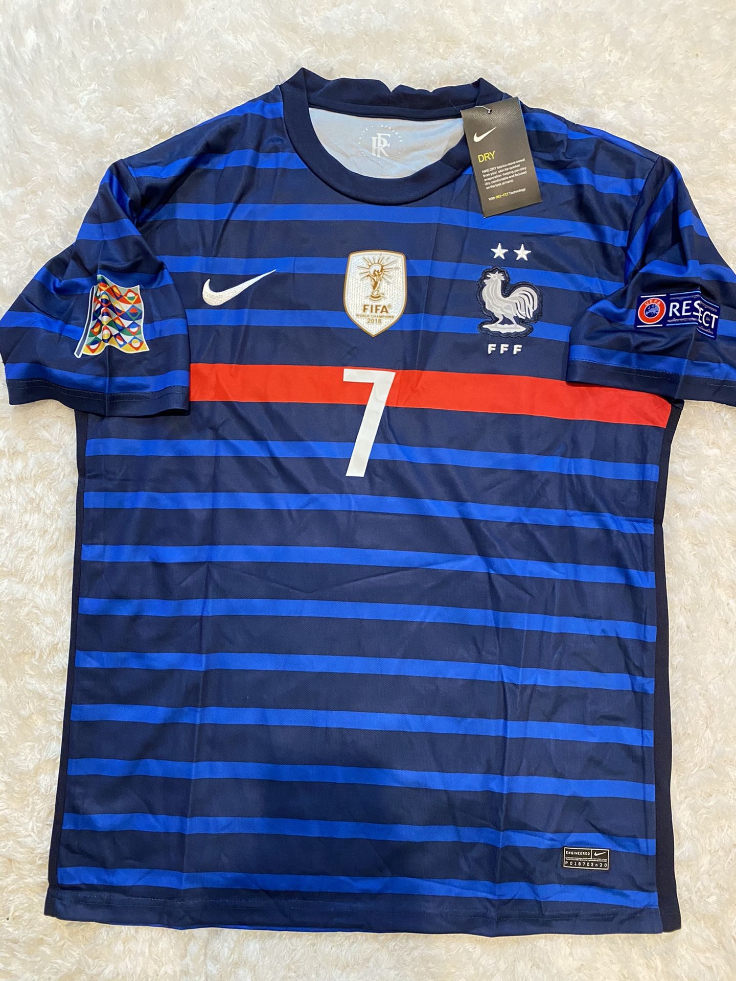 20-21 France Griezmann home Jersey L