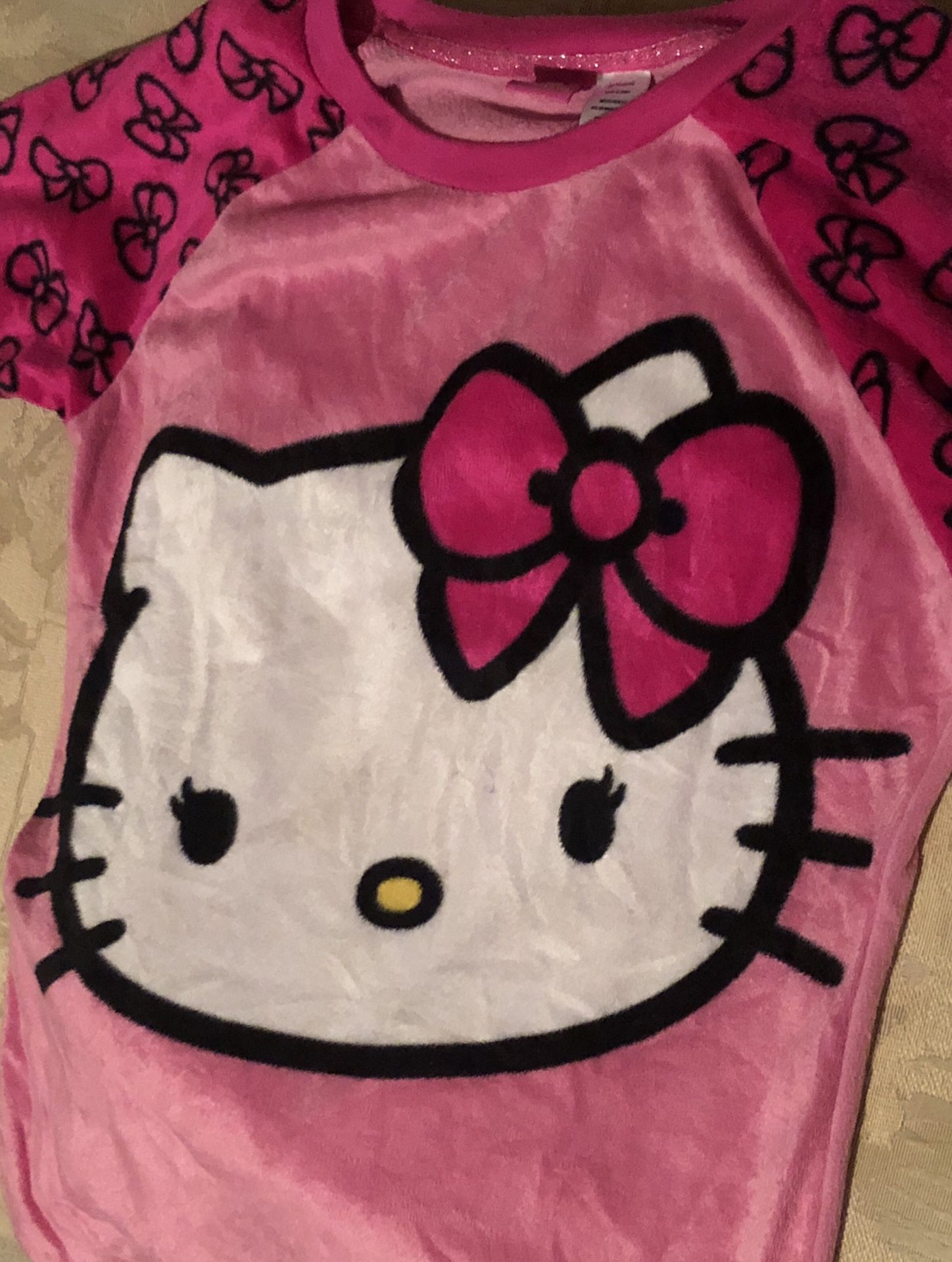 Adorable Hello Kitty PJS Set + Bonus Hello Kitty Notebook!