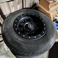 sota pro series off road 17” rims and tires