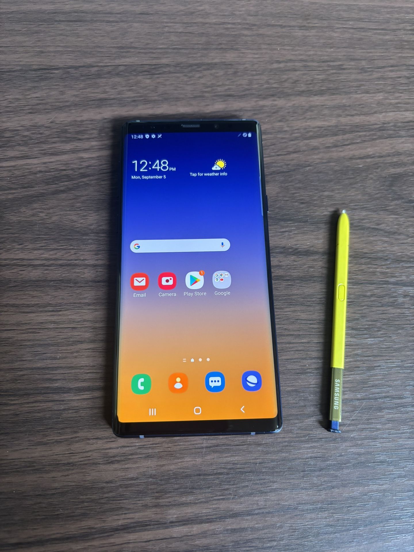 Samsung Galaxy Note 9, 128GB, Ocean Blue. Fully Unlocked! Shoot Me Offer!!