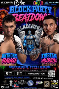 MMA fights October 17th Adelanto CA!!