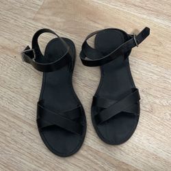 Black Madewell Leather Sandals 6.5