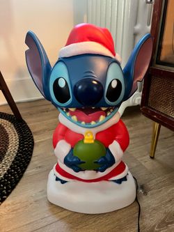 Disney Stitch Christmas blow mold.