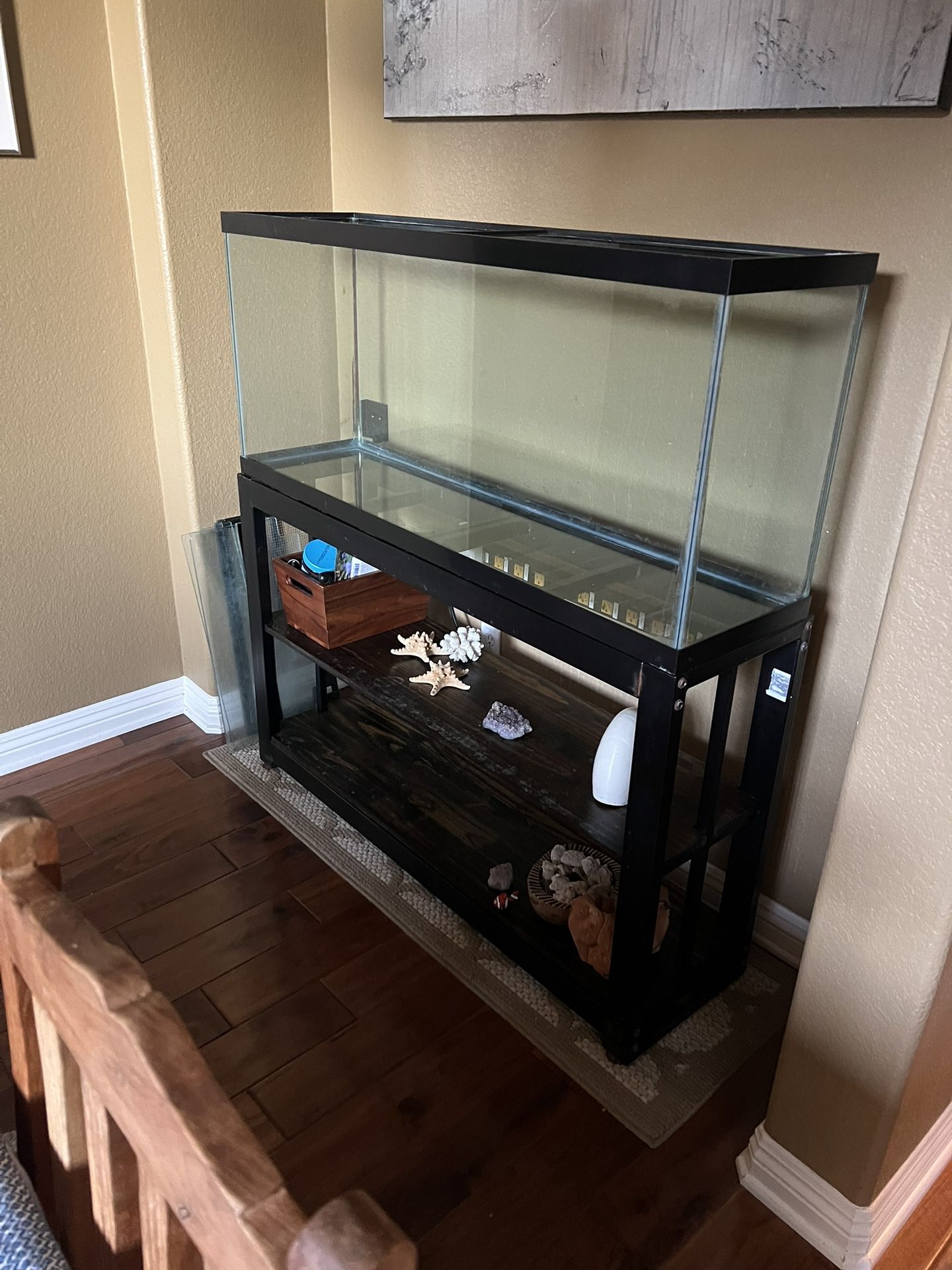 Aquarium Fish Tank And Stand. 55g. for Sale in San Marcos, CA - OfferUp