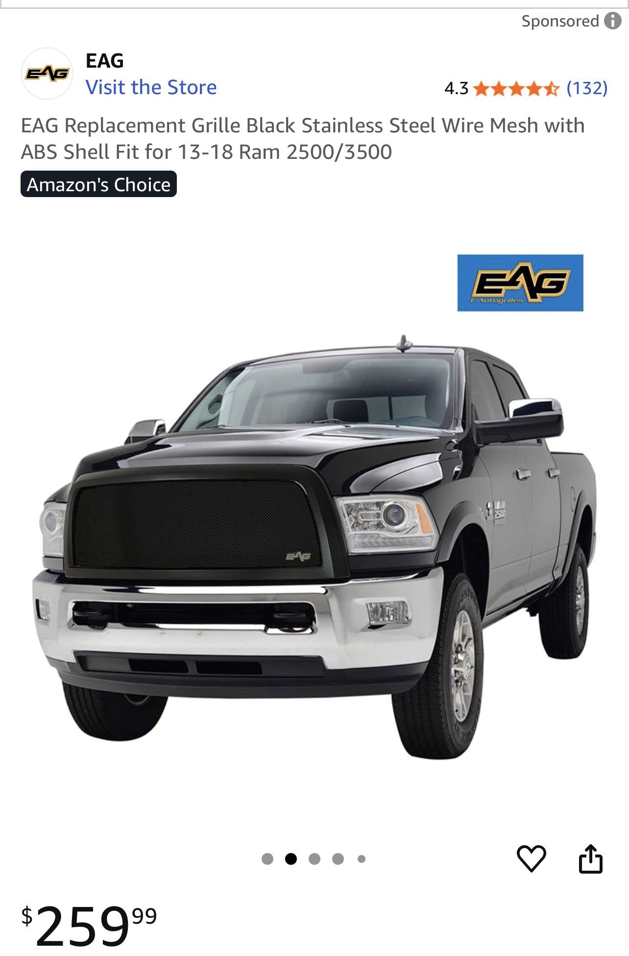 AEG Ram 2(contact info removed) Front Grill
