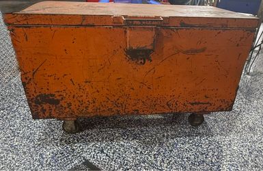 Steel Job Box on Wheels