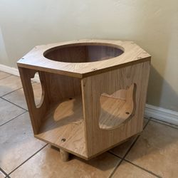 Used octagon cat bed 