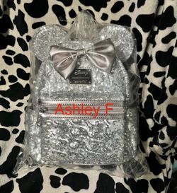Silver Sequins Loungefly Backpack