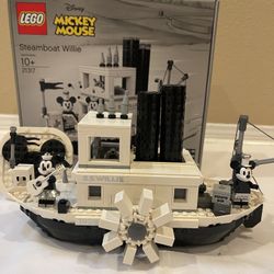 Lego Steamboat Willie Disney Mickey Mouse Minnie