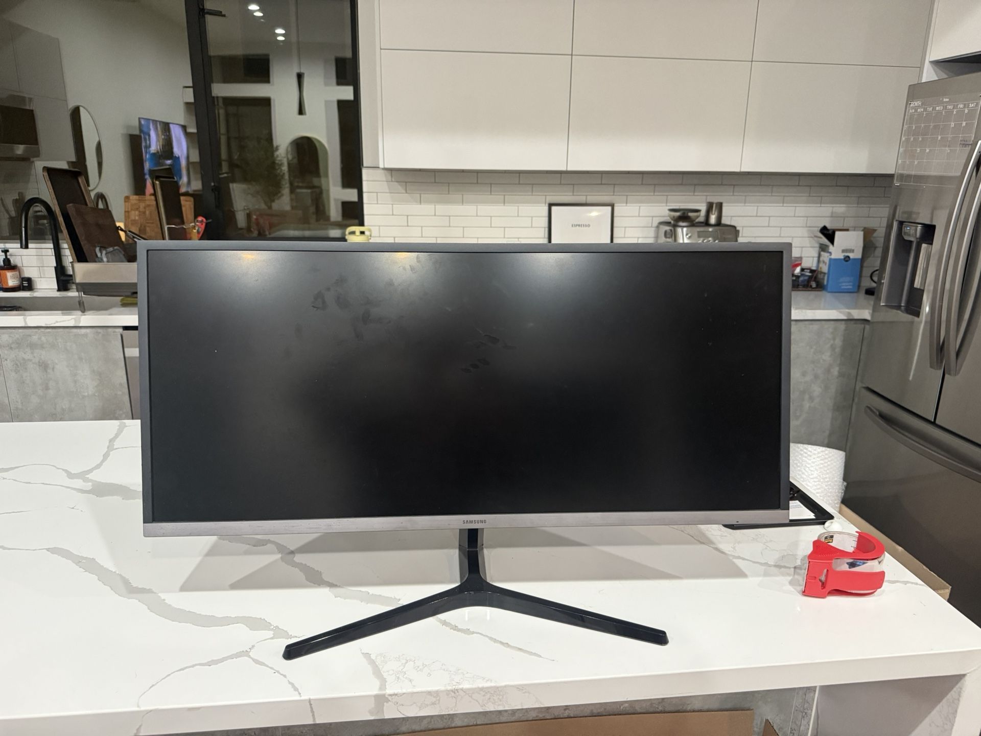 Large Samsung Curved Monitor 35 Inches