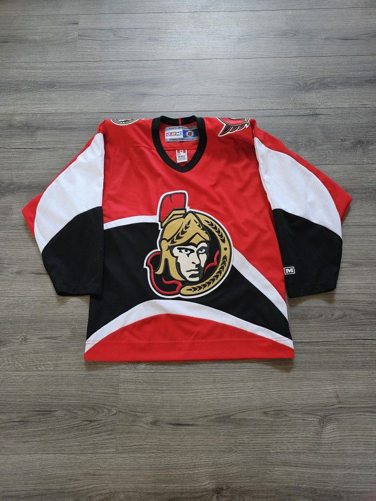 Vintage 90s Ottawa Senators CCM Hockey Jersey Mens Size Small