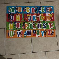 ABC Alphabet Giant Floor Puzzle 36 Pieces Used