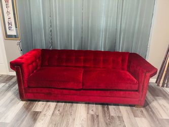 New condition 2 cushion sofa couch red
