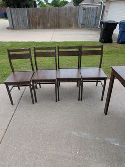 Table and chairs