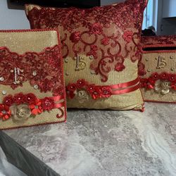 Heel Pillow, Signature Book, And Money Box