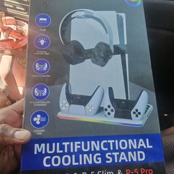 Ps5 charging station and fan