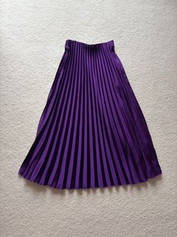Gorgeous Zara XS pleated purple skirt