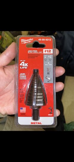 Milwaukee step drill bit