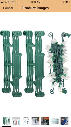 Dazzle Bright 8 Pack Christmas Lights Storage Holder, Holiday Light Storage for All Purpose Light Cord Wind Up