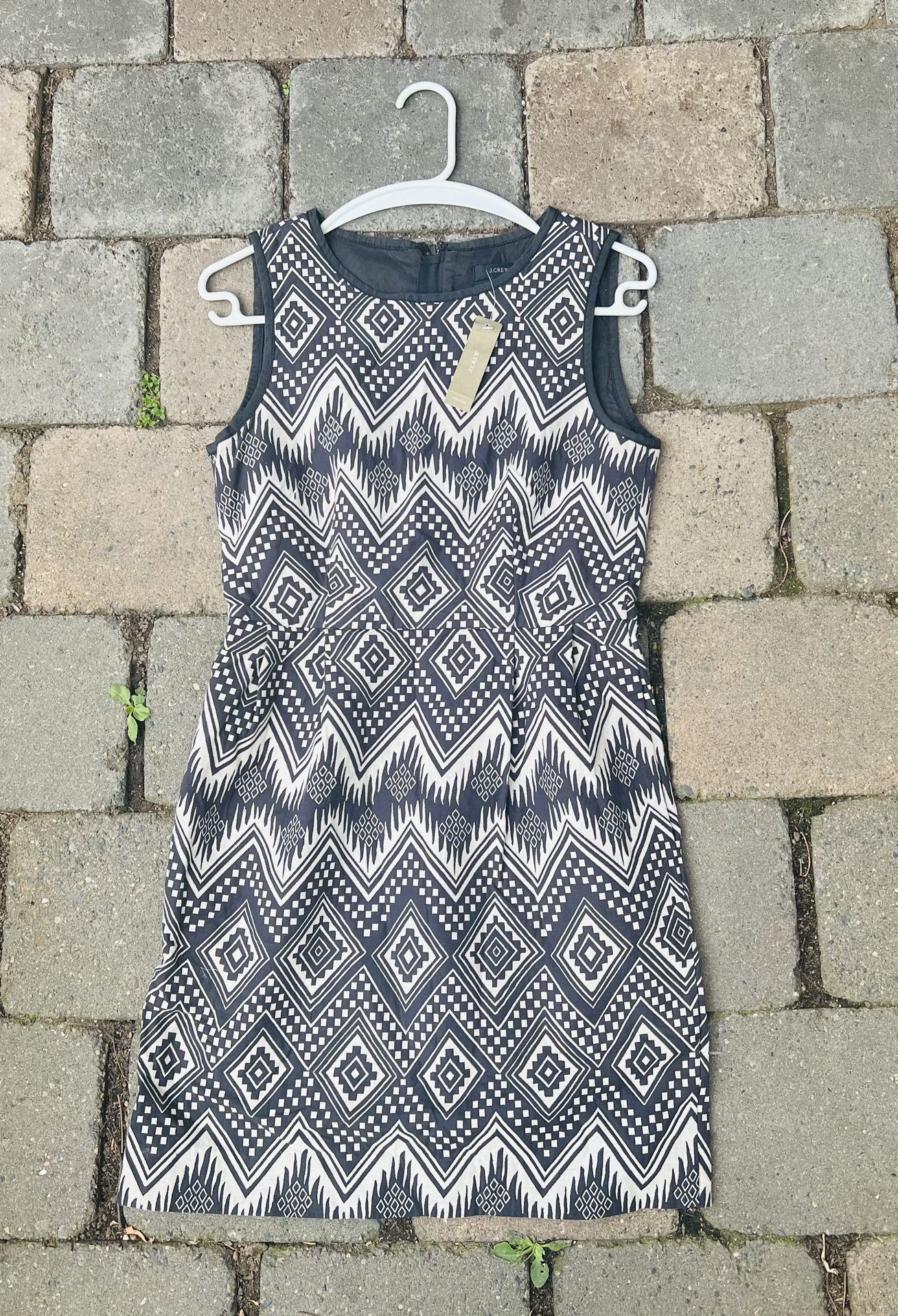 J Crew Ikat Dress, Size 6