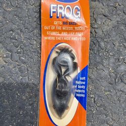  A Snag Proof brand hollow body frog lure designed for fishing in heavy cover.