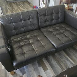 DARK BROWN/BLACK SOFA