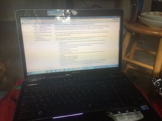 Toshiba satellite laptop