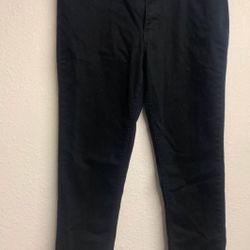 Women’s TAHARI Brand Black Skinny Jeans Strectch Ankle Length Pants Size 34X30.