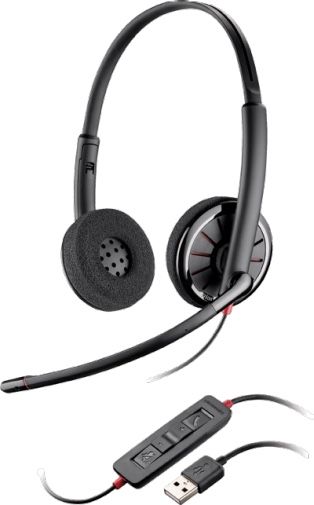 Plantronics USB corded Headset with webcam