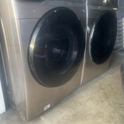 Samsung 7.5 Cu Ft Washer And Dryer Set 