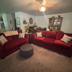 Brand New Red Sofa Set