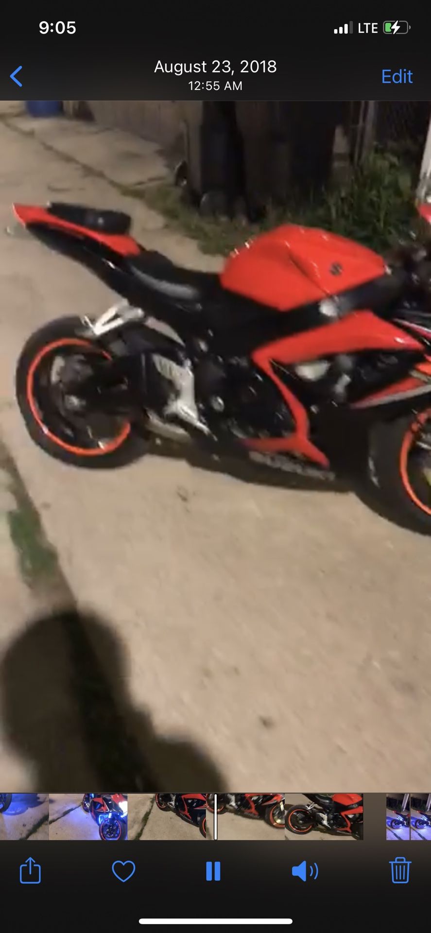 Suzuki Red And Black 600 Bored over to a 750