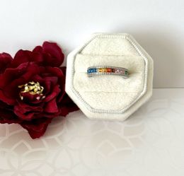 Rainbow Ring, Size 7
