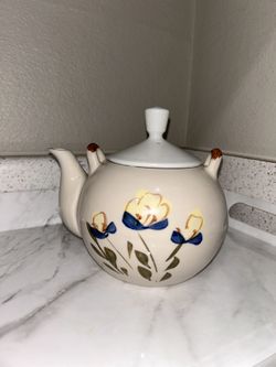 Vintage Flower Teapot