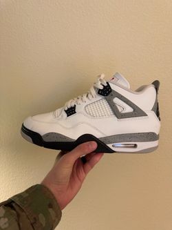 Jordan 4 White Cement