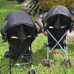 Cloud Deluxe Black Umbrella Stroller 
