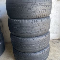 285/45/r22 Bridgestone ALL FOUR (4) TIRES