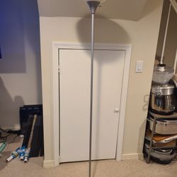 Silver Metal Floor Stand Lamp 