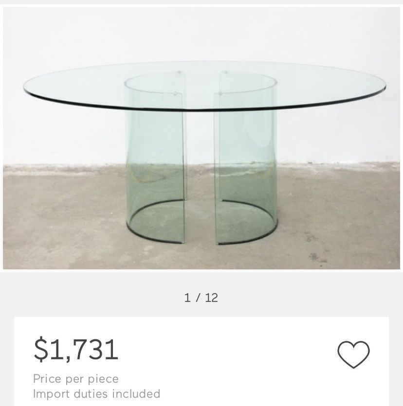 Dining table