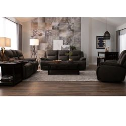 Eastwood power reclining sofa set - Basically new