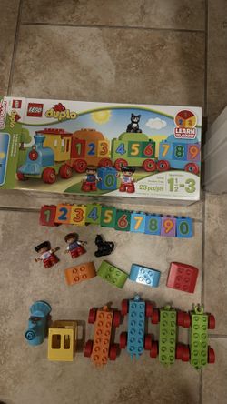 Lego-Number Train-Learn to count