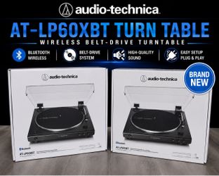 Audio-Technica AT-LP60XBT-BK Fully Automatic Wireless Belt